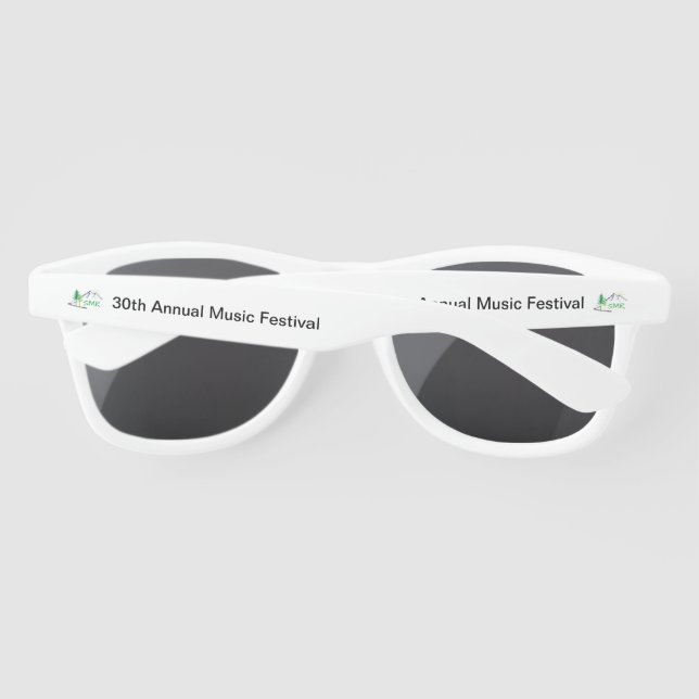 SMR Music Festival commemorative sunglasses (Back)