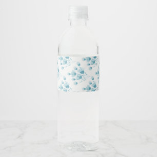 SMTHIN BLUE WATER BOTTLE LABEL