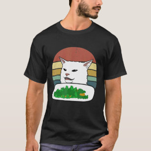 Smudge Cat Doesnt Care For Salad T-Shirt
