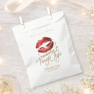Smudge Proof Lips - Red Favour Bags