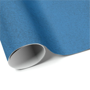 Smudge Styled Blue Wrapping Paper