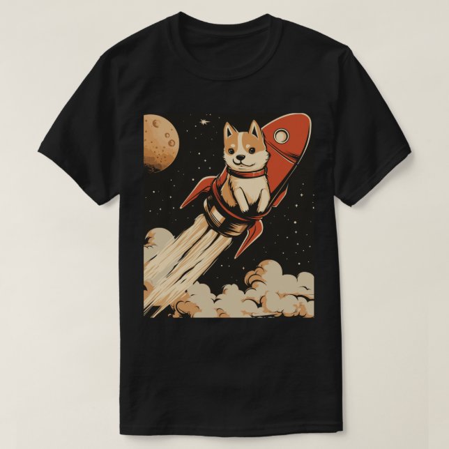Smudge the Shiba Inu  T-Shirt (Design Front)