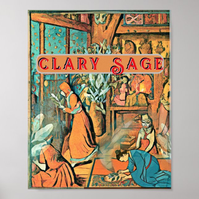 Smudging with Clary Sage  Poster (Front)