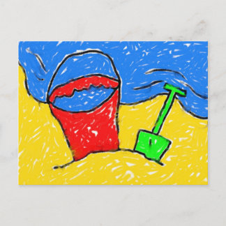 Smudgy Beach Postcard