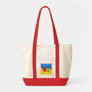 Smudgy Beach Tote Bag