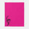 Smuffin Smut Mark Fleece Blanket Hot HOT Pink