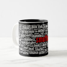 Smuffin Word Cloud Black Mug (C)