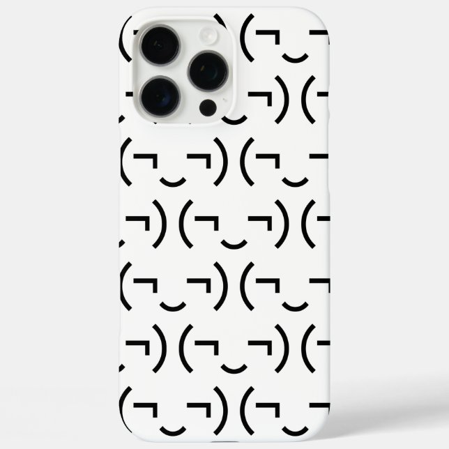 Smug Emoticon (¬‿¬) Japanese Kaomoji Case-Mate iPhone Case (Back)