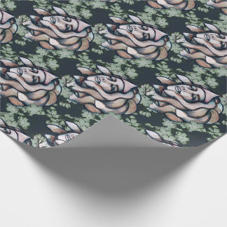 Smug Medusa Artwork soft gorgon art Medusa snakes Wrapping Paper