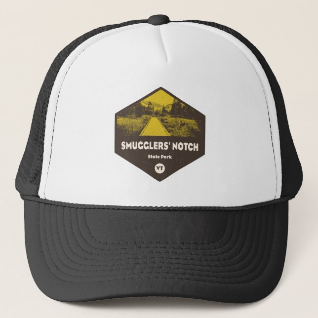 Smugglers' Notch State Park Vermont Trucker Hat (Front)