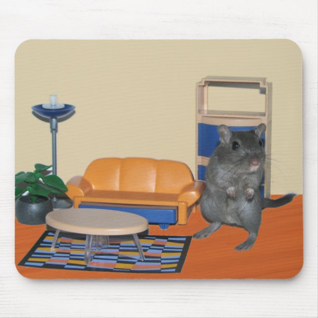 Smurf the Gerbil Mousepad (Front)