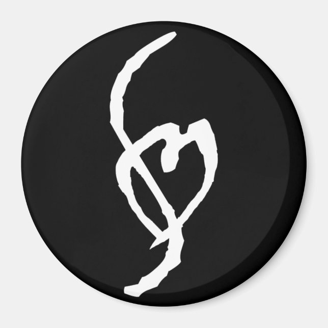 Smut Mark – White Magnet (Front)