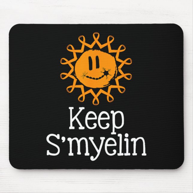 S'myelin Multiple Sclerosis Awareness Ms  Mouse Mat (Front)