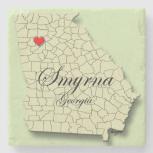 Smyrna, Georgia, Map Coasters