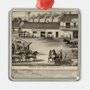 Smyth, Adams properties Metal Tree Decoration