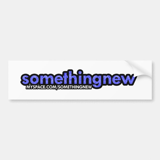 SN Bumper Sticker for White Cars (Front)