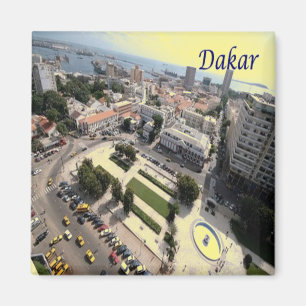 SN - Senegal - Dakar - Panorama Magnet
