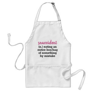 Snaccident Funny Joke Women's Apron
