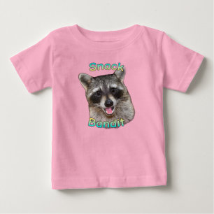 Snack Bandit Funny Racoon Toddler T-Shirt – Cute