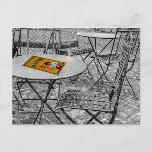 Snack bar outdoor table postcard (Front)