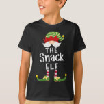Snack Elf Group Christmas Funny Pajama Party  T-Shirt<br><div class="desc">Snack Elf Group Christmas Funny Pajama Party</div>