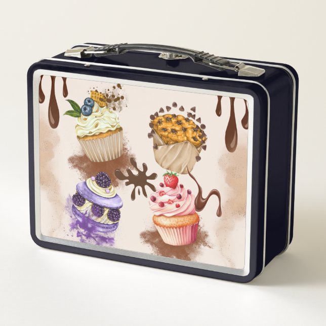 Snack in Style: The Cutest Custom Metal Lunch Box (Back)