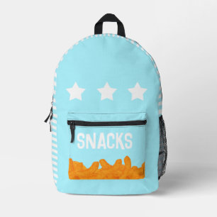 Snack Lover Printed Backpack