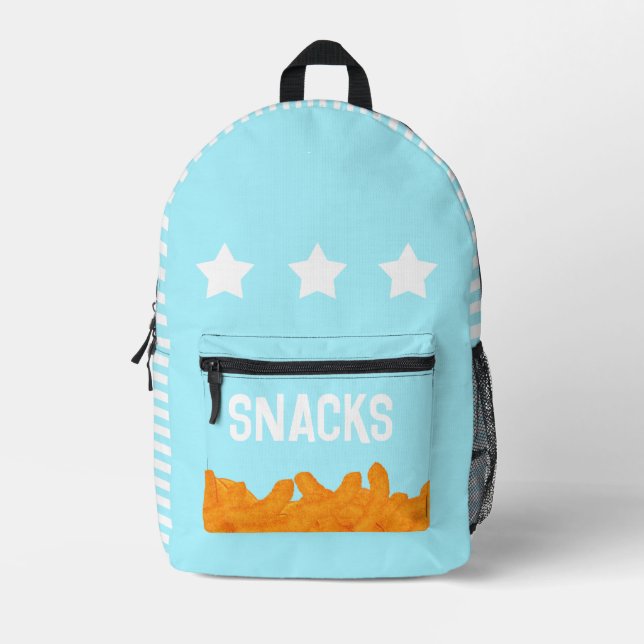 Snack Lover Printed Backpack (Front)
