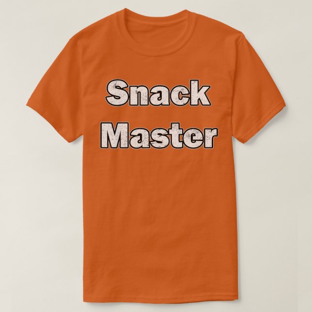 Snack Master  T-Shirt (Design Front)
