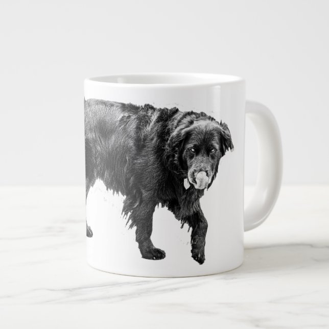 Snack O’Clock Strut Large Coffee Mug (Front Right)