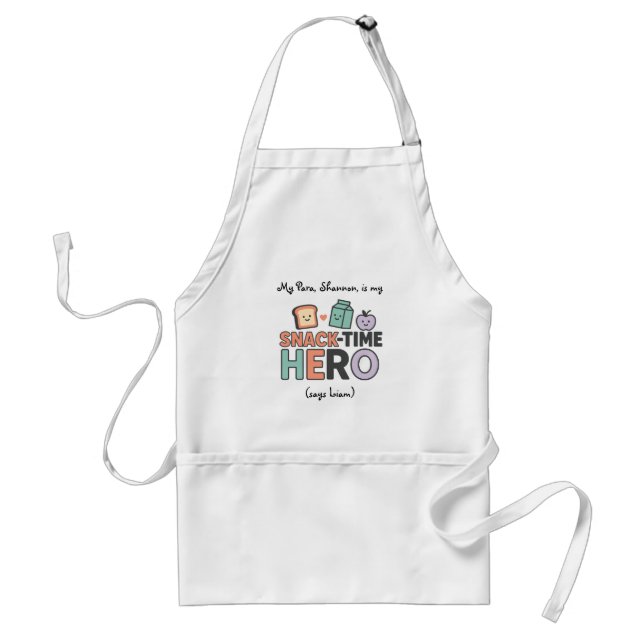 Snack-Time Hero | Inclusion Standard Apron (Front)