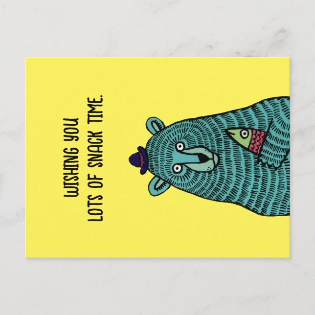 Snack Time Postcard (Front)