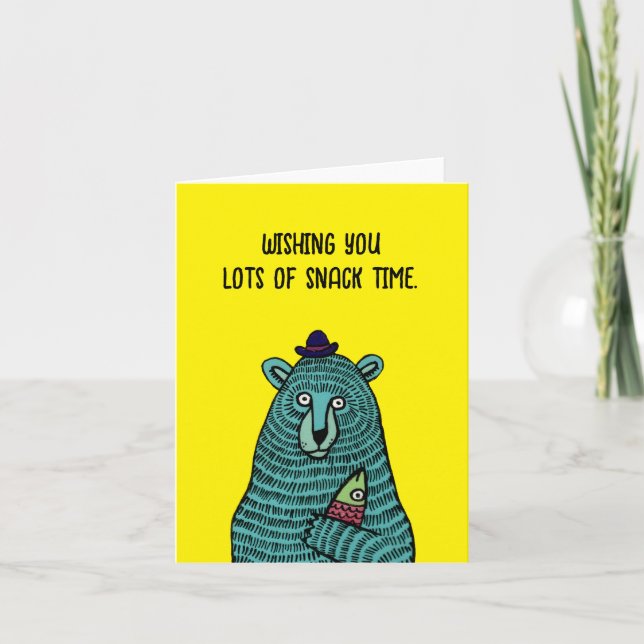 Snack Time Thank You Card (Front)