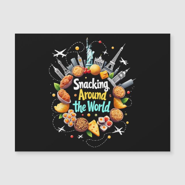 Snacking Around The World Fast Food Travel Travele (Front)