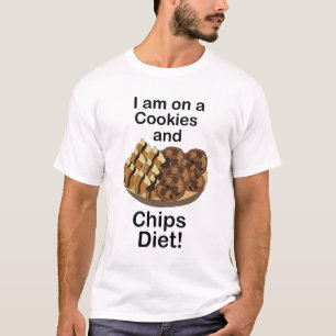 Snacks I am On Cookies And Chips Diet Funny T-Shirt