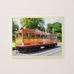 Snaefell mountain train jigsaw puzzle