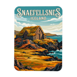 Snaefellsnes Peninsula Iceland Magnet