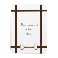 Snaffle Bit & Laced Reins Custom Photo Gift