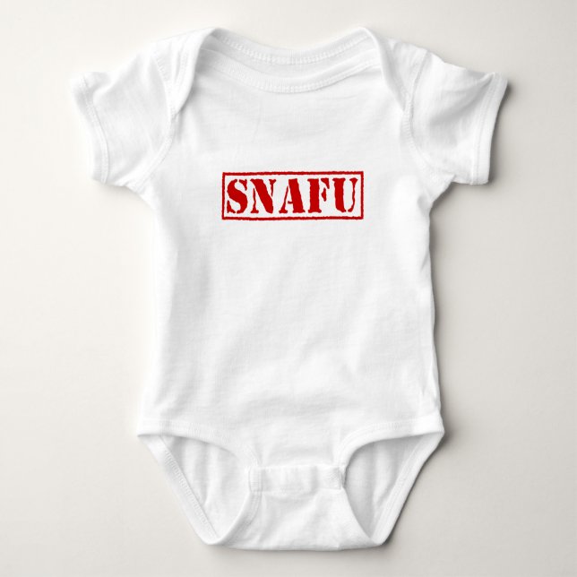 SNAFU BABY BODYSUIT (Front)