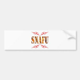 SNAFU BUMPER STICKER