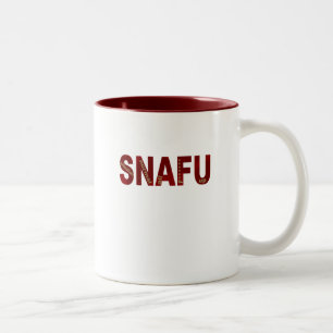 SNAFU Two-Tone COFFEE MUG