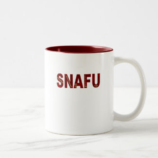 SNAFU Two-Tone COFFEE MUG