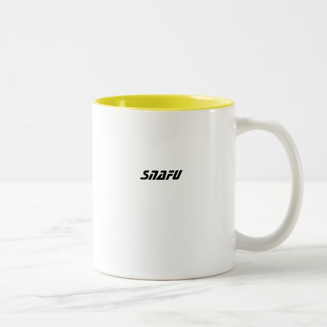 SNAFU Two-Tone COFFEE MUG (Right)