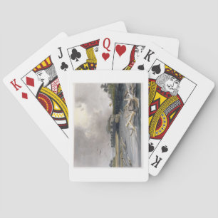 Snags (sunken trees) on the Missouri, plate 6 from Playing Cards