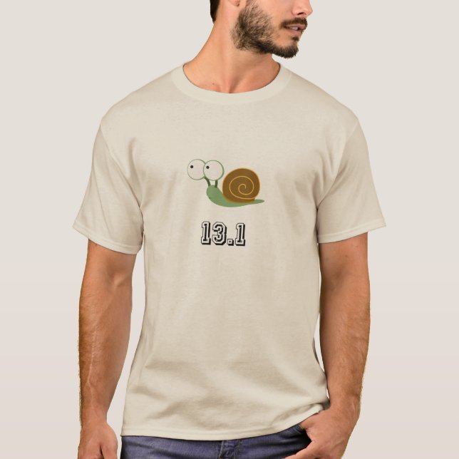 Snail 13.1 (half marathon) T-Shirt (Front)