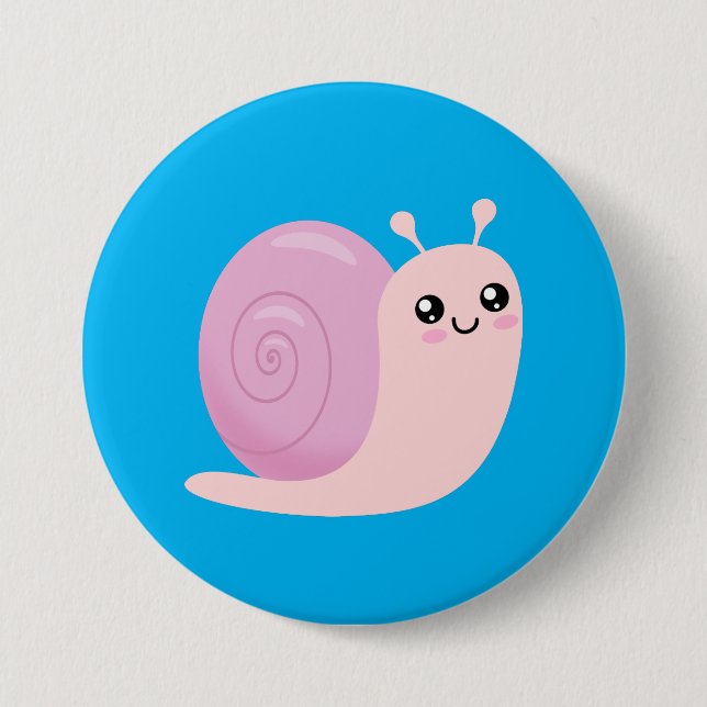 Snail 7.5 Cm Round Badge (Front)
