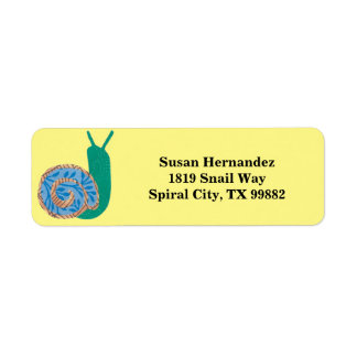 Snail Address Labels