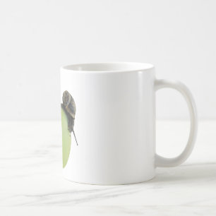 Snail and apple coffee mug
