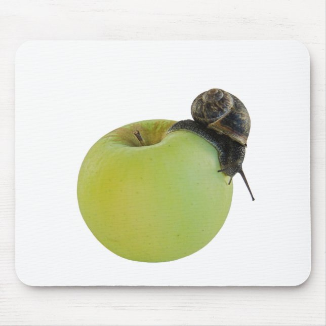 Snail and apple mouse mat (Front)