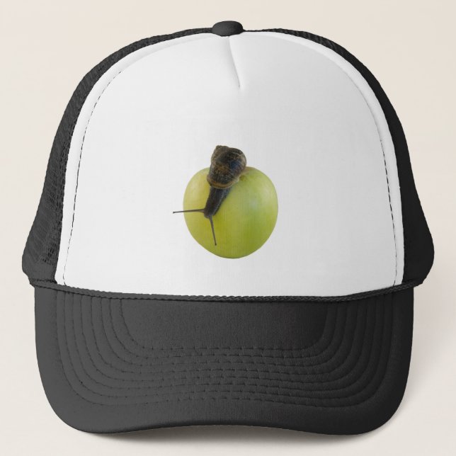 Snail and apple trucker hat (Front)